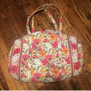 Vera Bradley Large Duffel in Tea Garden Print